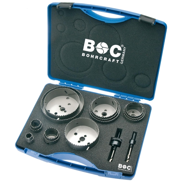 Otwornice HSS Bi-Metal 17-szt. 19 - 127 mm + uchwyt AS 11 i AS 33 1900 RLS 15 Bohrcraft (19001330015) Otwornice HSS Bi-Metal 17-szt. 19 - 127 mm + uchwyt AS 11 i AS 33 1900 RLS 15 Bohrcraft (19001330015)