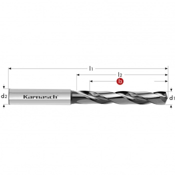 Wiertło pełnowęglikowe kręte d= 3,6 / L3= 14 HA TM-8 Value Tool